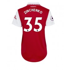 Arsenal Oleksandr Zinchenko #35 Hjemmedrakt Kvinner 2022-23 Kortermet